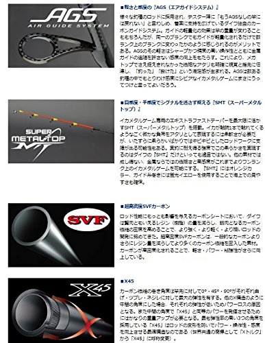 Amazon | ダイワ(Daiwa) 船竿 スピニング イカメタル ソルティスト AGS